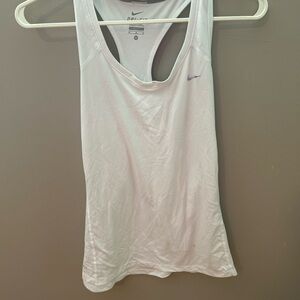 Nike Women's White Racerback Tank Top